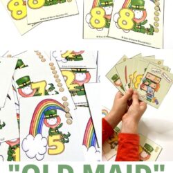 free old maid card game for st. patrick's day