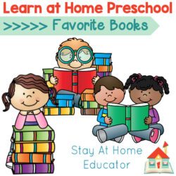 free learn at home preschool for a favorite books theme