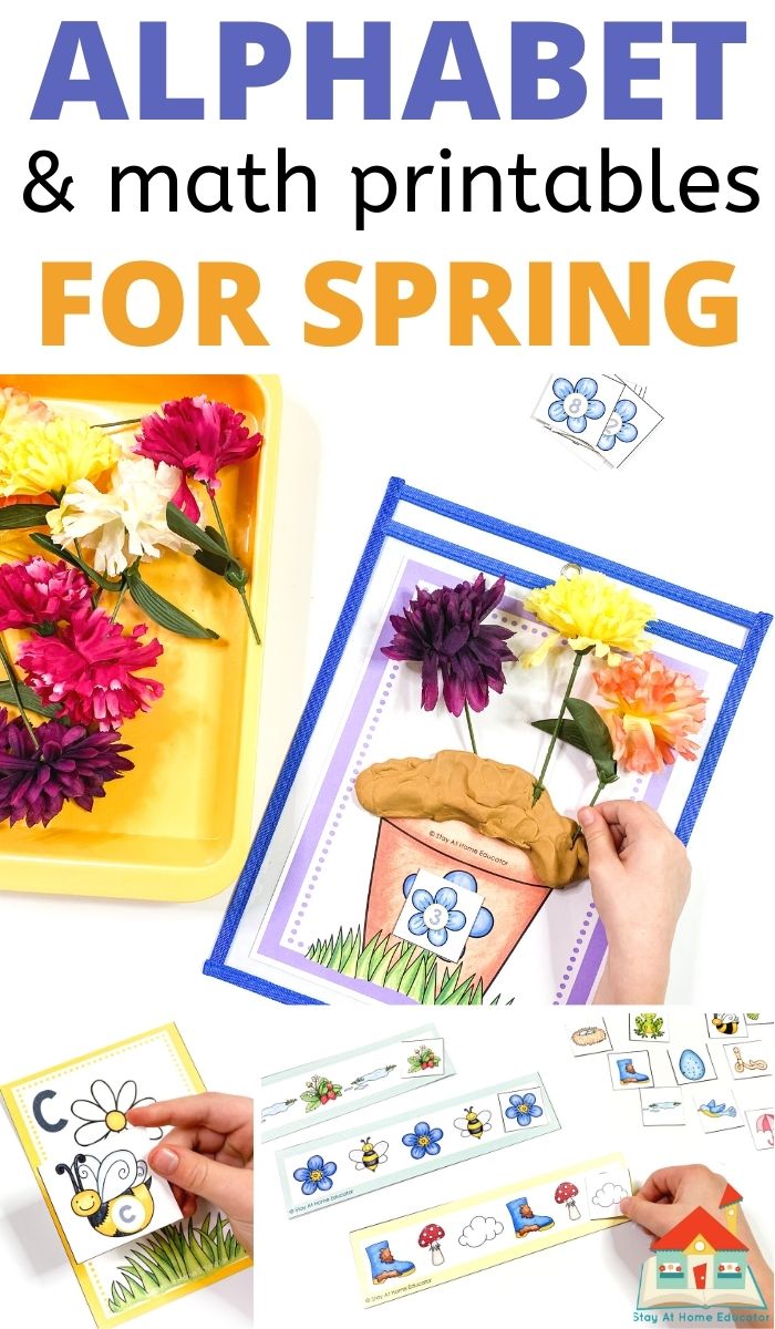 6 Printable Spring Activities for Preschoolers - Stay At Home Educator