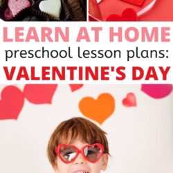 learn at home preschool lesson plans for valentine's day