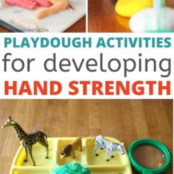 playdough activities for developing hand strength