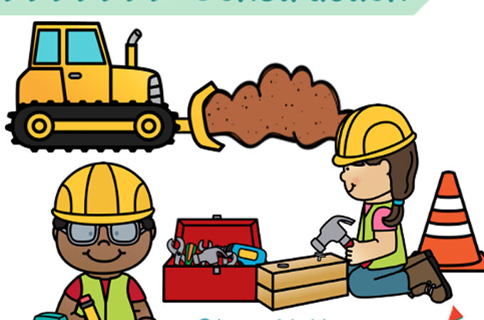 learn at home preschool construction theme