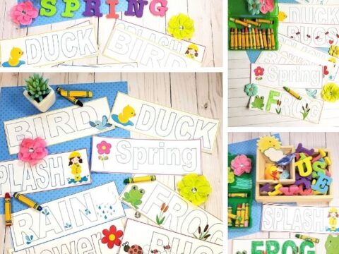 Spring Vocabulary Cards