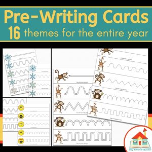 Year Long Pre-Writing Cards