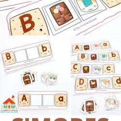 free s'mores printable for preschoolers