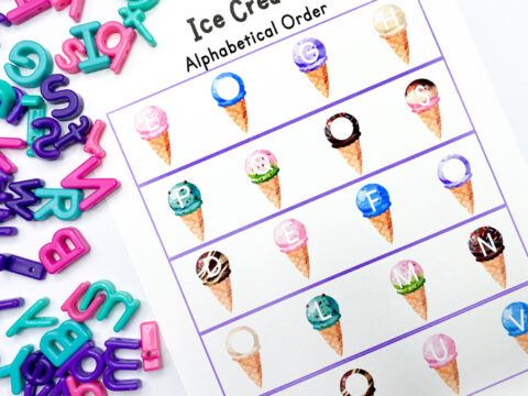 Ice Cream Missing Numbers