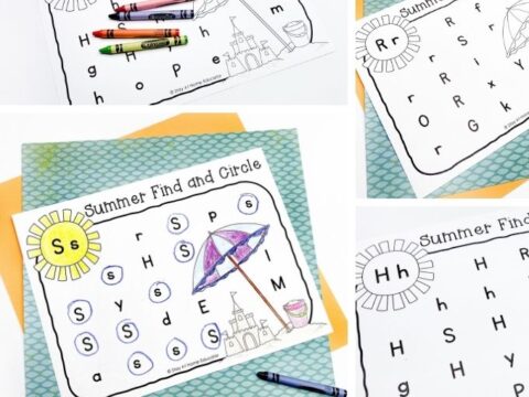 Summer ABC Find & Circle