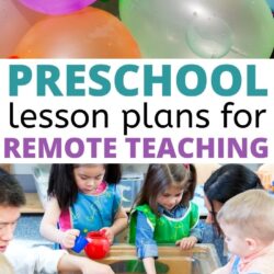 free preschool lesson plans for remote teaching