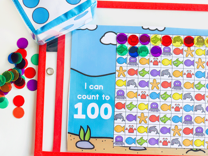 Image for Practice Counting With Ocean Themed Counting Grids Free Printables