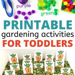 free printable gardening activities for toddlers