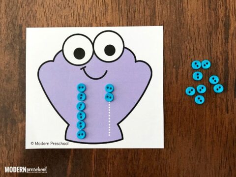 Image for Seashell Pre-Writing Number Tracing Cards