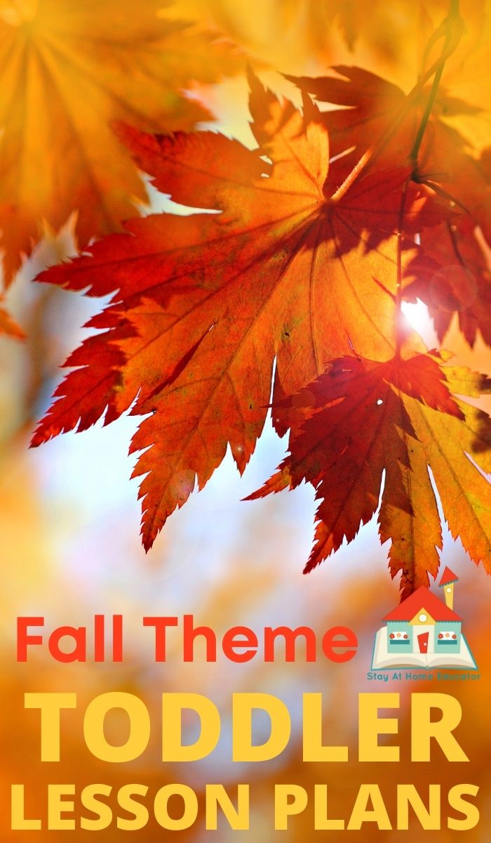 toddler lesson plans for fall theme