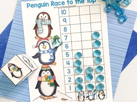 Image for Winter Penguins Graphing for Preschoolers