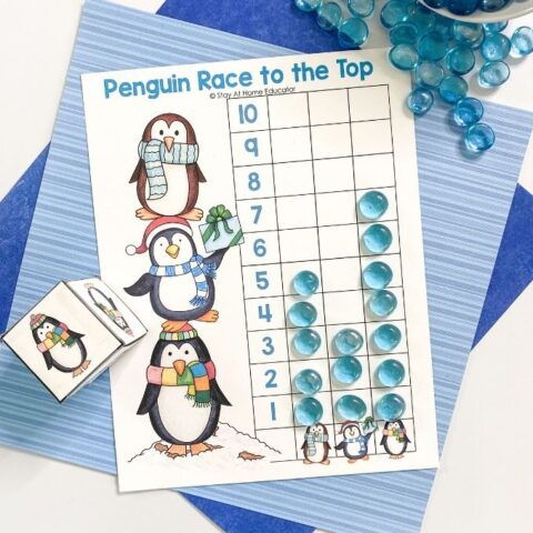 Image for Winter Penguins Graphing for Preschoolers
