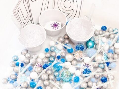Image for Winter Sensory Bin for Preschool
