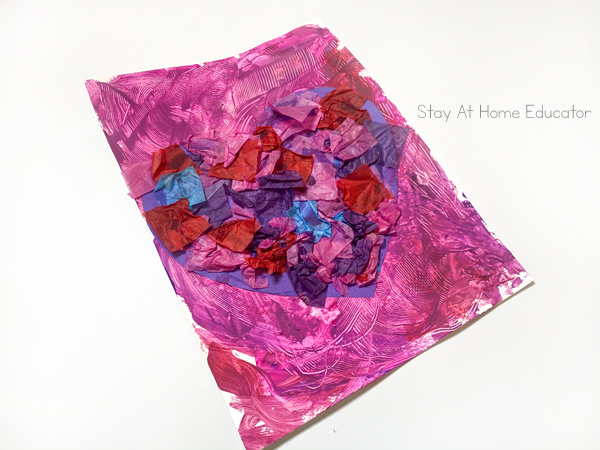 a finished friendship heart craft for preschoolers
