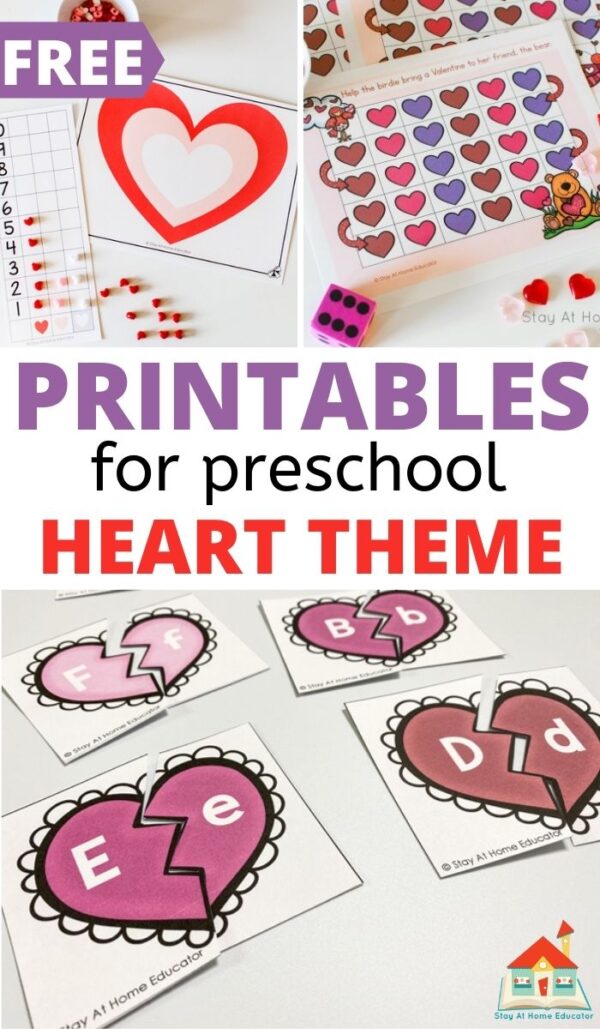 Valentine's Day Printables for Preschoolers