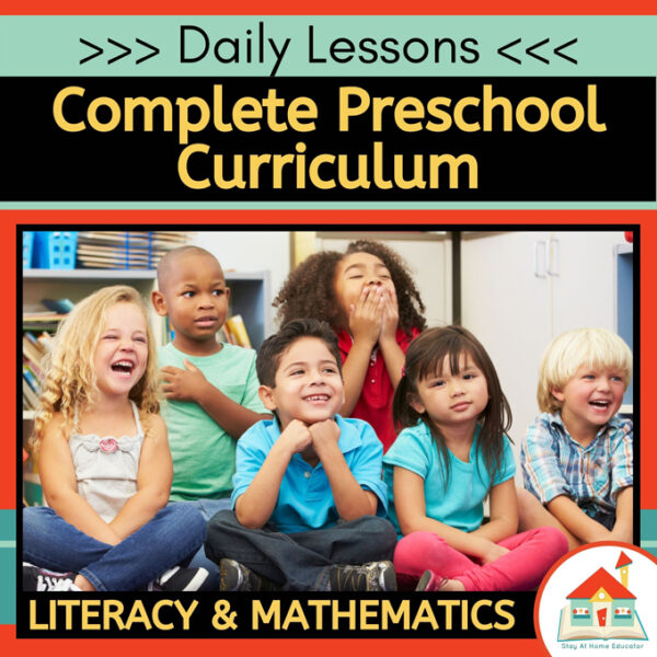 * Daily Lessons in Preschool Literacy & Math Curriculum