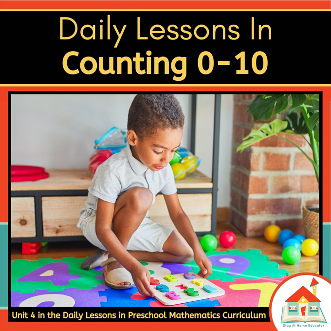 These counting to 10 lesson plans for preschoolers focus on learning the numbers 0-10 in a concrete and hands-on way.