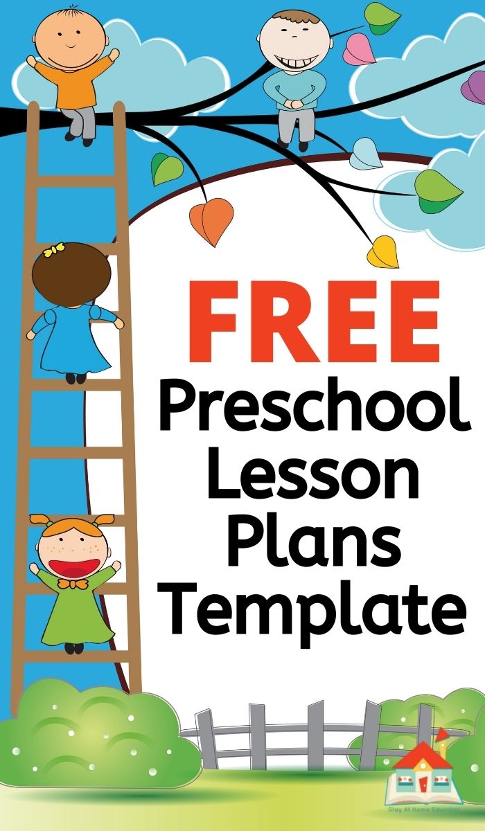 a preschool lesson planning template designed to make planning an easier process