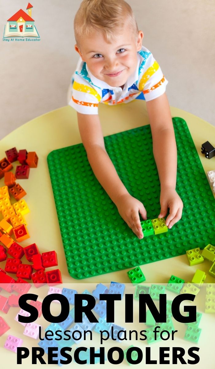 Learning to sort, classify, and compare, these sorting lesson plans for preschoolers are full of practice opportunities and activities for preschoolers.