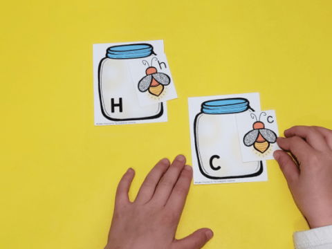 Image for Catch a Firefly Alphabet Match Activity