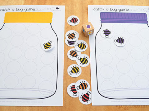 Image for Catch a Bug! Free Printable Game