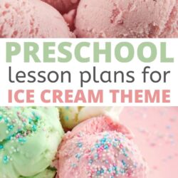 free preschool lesson plans for an ice cream theme