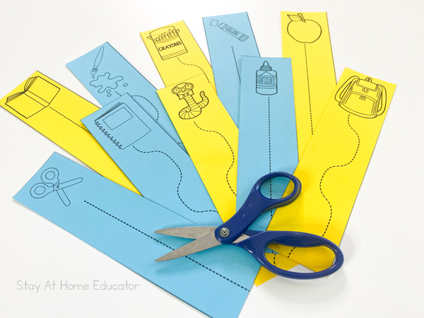 scissor skills activities for back to preschool activities