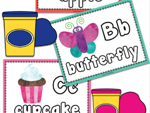 printable playdough alphabet mats for preschool back to school