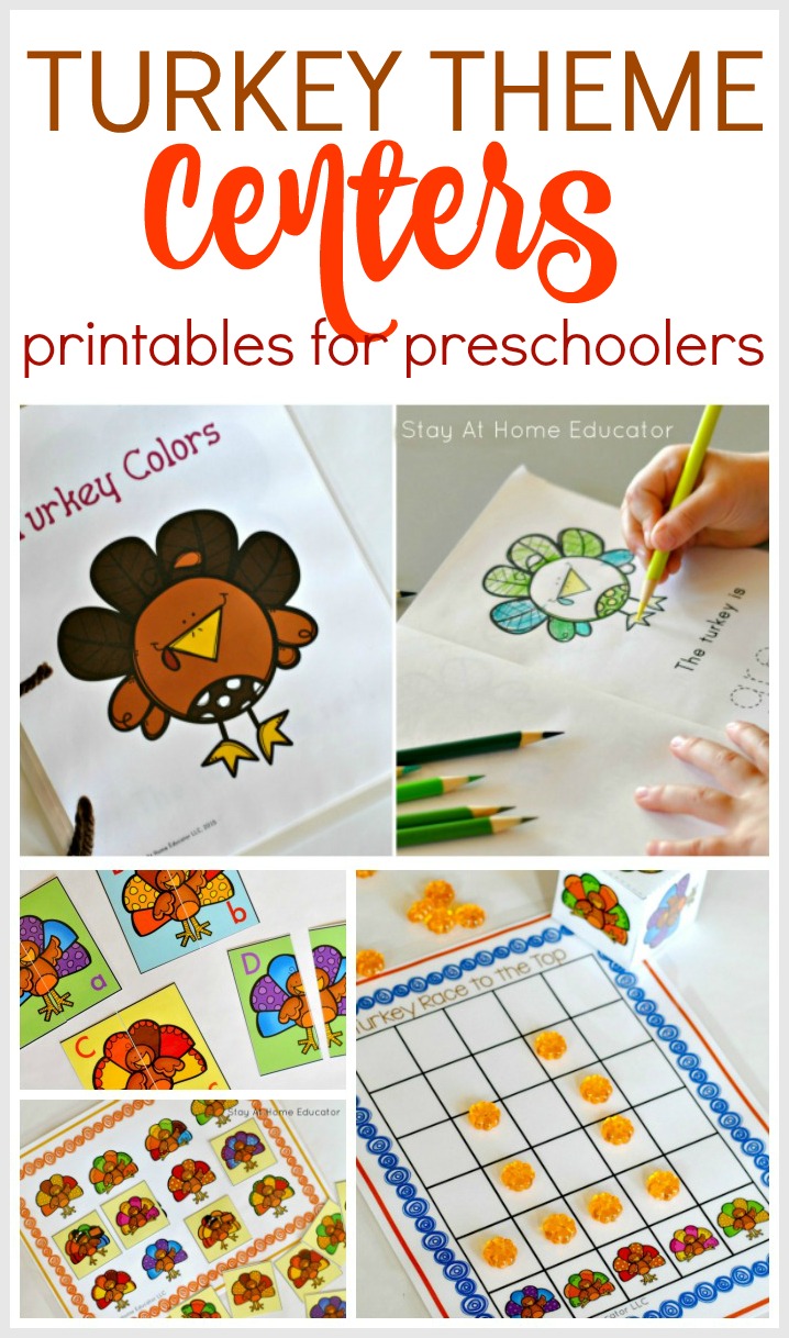 printable turkey activities for preschoolers, turkey activities for Thanksgiving preschool themes