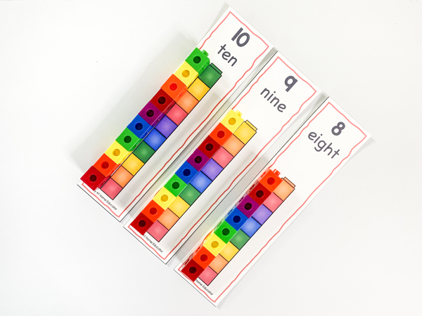 This measurement math center helps children compare heights and make discoveries about measurement concepts. This measurement math center is included in our preschool measurement lesson plans.