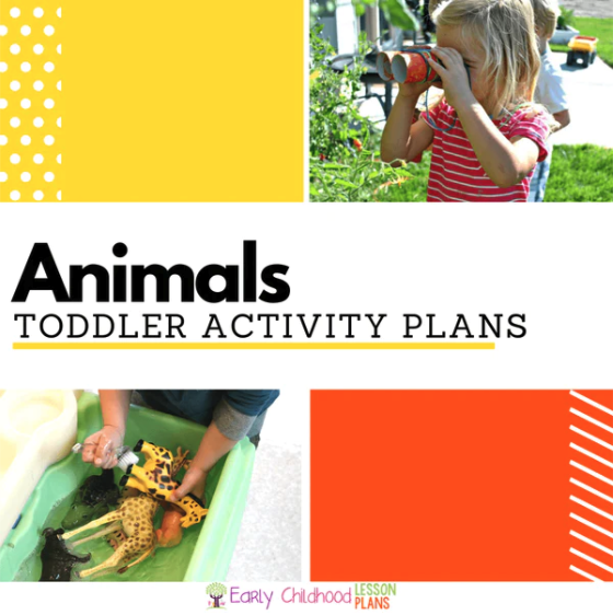toddler lesson plans, animals preschool theme
