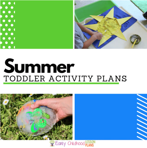 summer lesson plans for toddlers, summer activities for toddlers