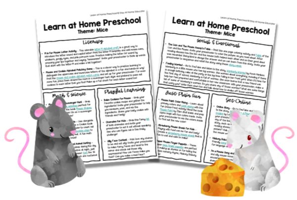 15+ free mouse activities in preschool lesson plans