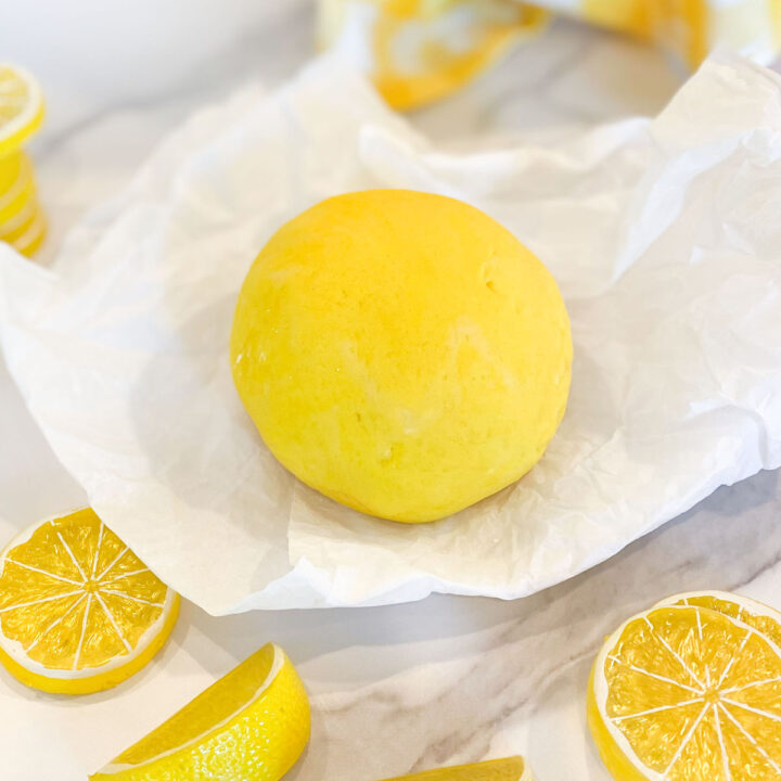 Lemon Playdough Recipe