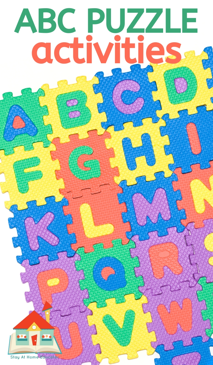alphabet puzzles | alphabet puzzles for preschoolers and toddlers | letter puzzle printables and activities