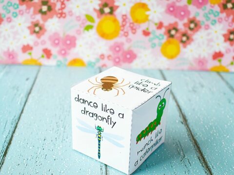Image for Bug Action Cube Gross Motor Fun
