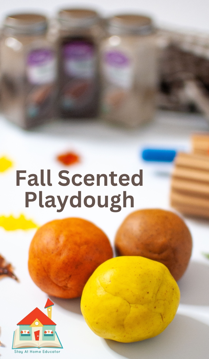 autumn playdough ideas | pumpkin spice playdough recipe | fall scented playdough recipes | cinnamon playdough | autumn playdough mats