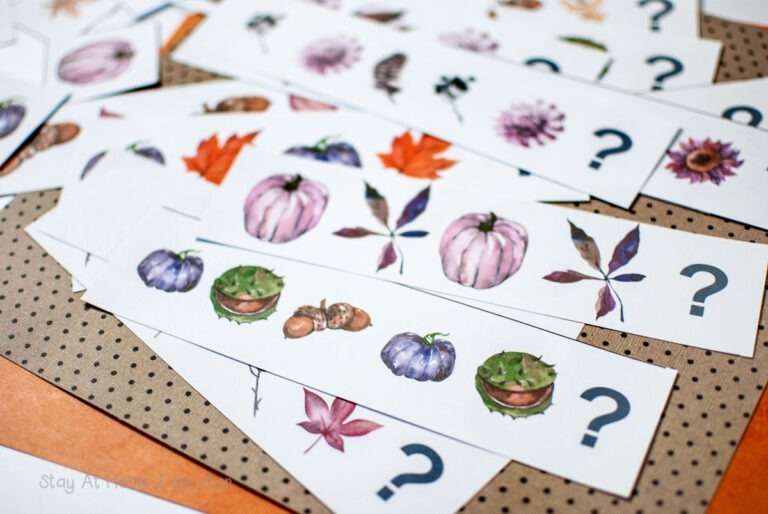 Creative Ways to Explore Fall Patterns in Preschool - Stay At Home Educator