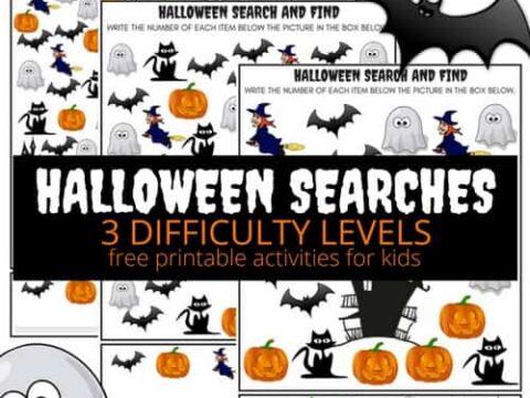 Image for Halloween Search and Find Printables - Little Bins for Little Hands