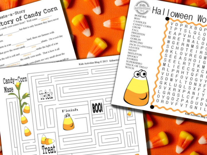 Image for Halloween Mad Libs & Printable Candy Corn Maze & Word Search