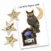 printable Halloween preschool activities | Halloween literacy activities for preschool | Halloween math activities | owl rhyming cards