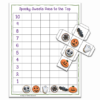printable Halloween preschool activities | Halloween literacy activities for preschool | Halloween math activities | Halloween roll and cover graphing activities