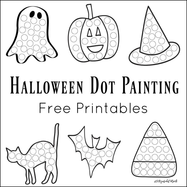 30 FREE Halloween Printables for Preschool - Stay At Home Educator
