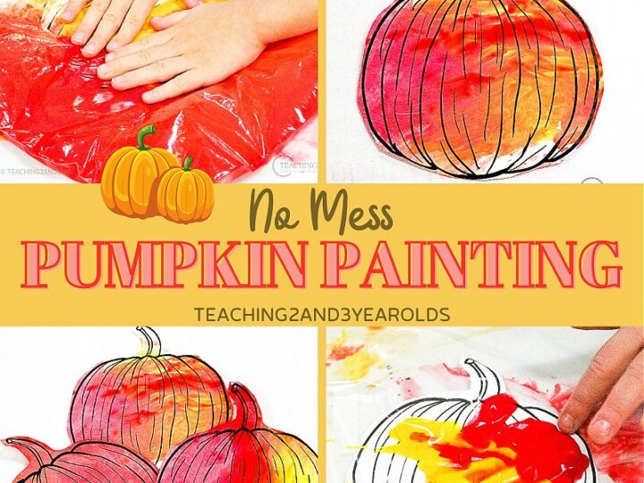 Image for No Mess Pumpkin Art with Free Printable