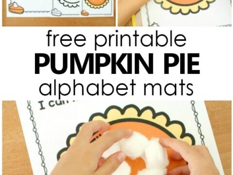 Image for Pumpkin Pie Preschool Alphabet Printables
