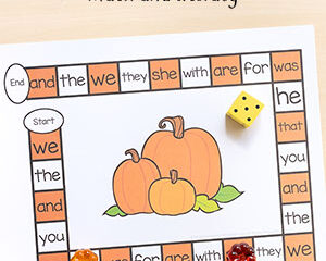 Image for Pumpkin Editable Board Game Free Printable