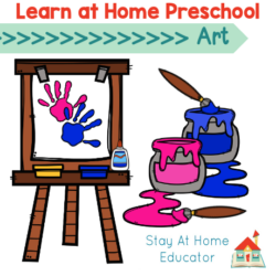 art lesson plans | preschool art lessons | art lesson plans for kindergarten | preschool art lessons | how to teach art to preschoolers | process art | Learn at Home preschool lesson plans art theme