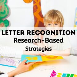 Letter Recognition Research - Based Strategies | Early development class boy learns letters in kindergarten
